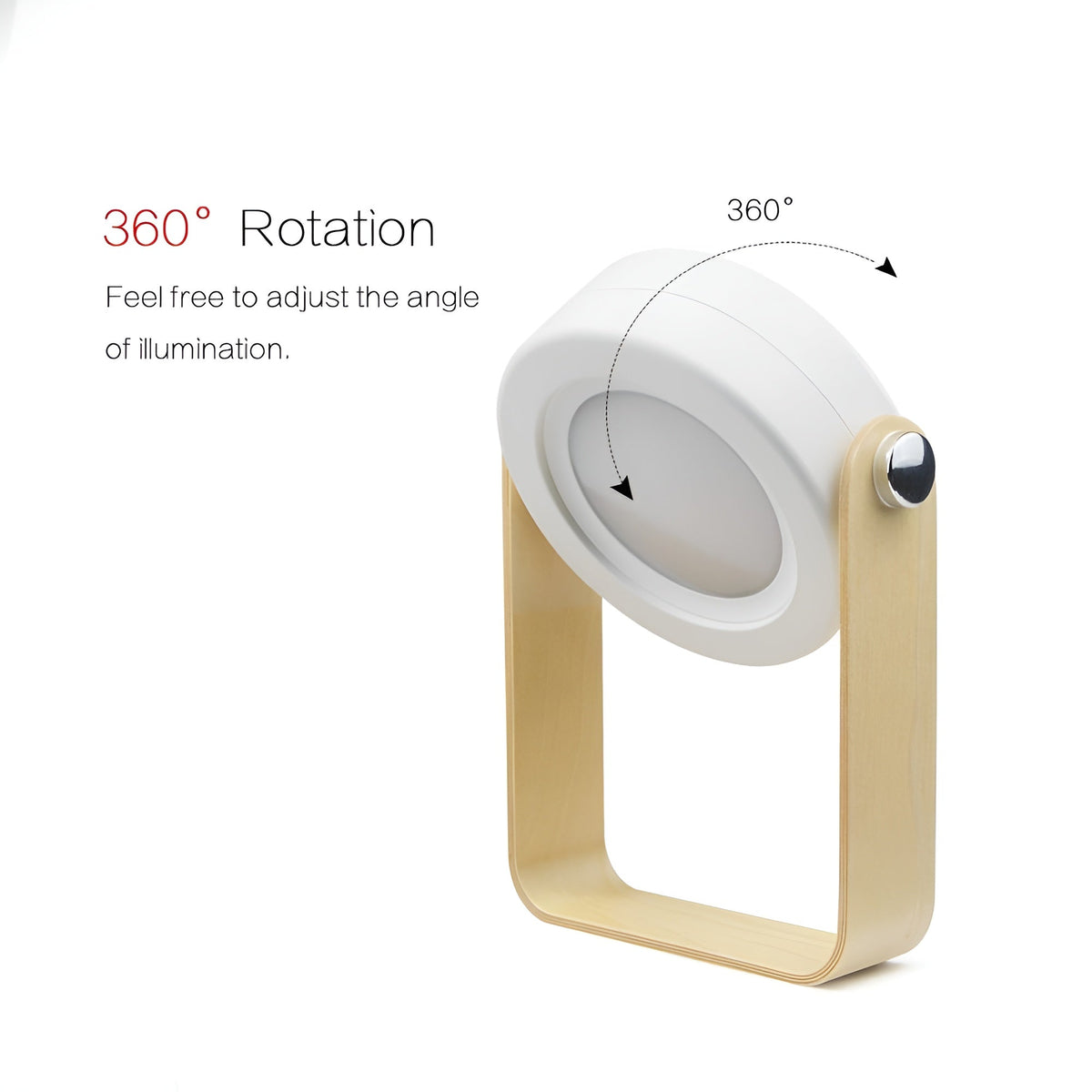 Foldable LED Lantern with Touch Dimming and Scandinavian-Inspired Design