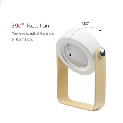 Foldable LED Lantern with Touch Dimming and Scandinavian-Inspired Design