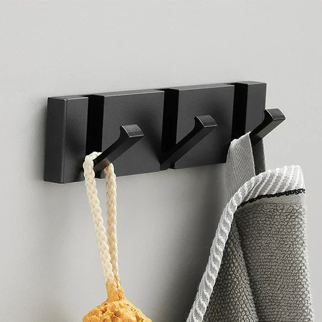 Foldable Stainless Steel Wall Hook with Minimalist Design