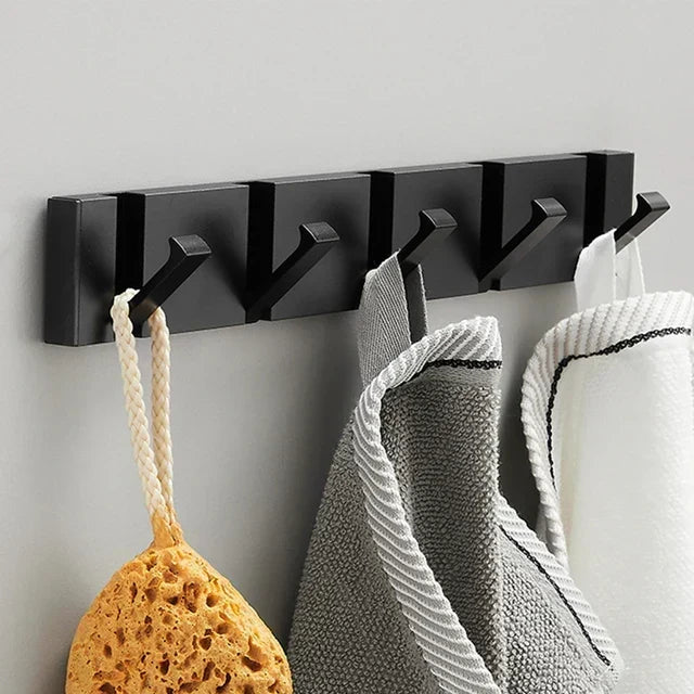 Foldable Stainless Steel Wall Hook with Minimalist Design