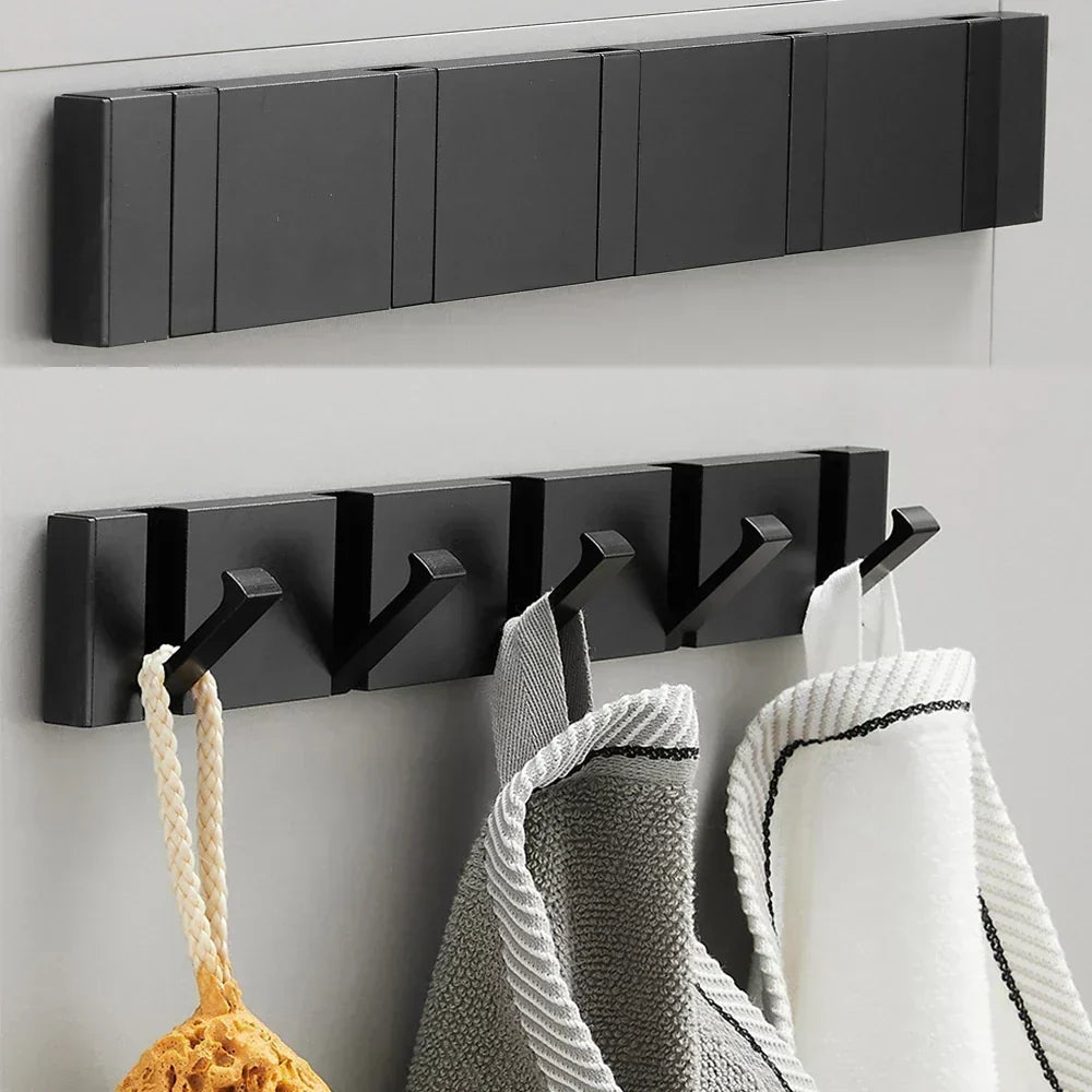 Foldable Stainless Steel Wall Hook with Minimalist Design