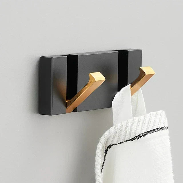 Foldable Stainless Steel Wall Hook with Minimalist Design
