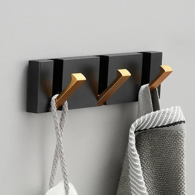 Foldable Stainless Steel Wall Hook with Minimalist Design