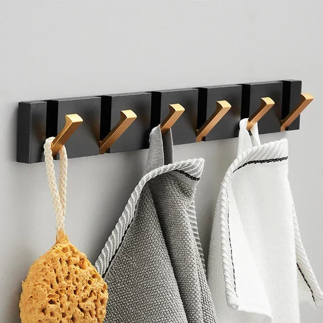 Foldable Stainless Steel Wall Hook with Minimalist Design