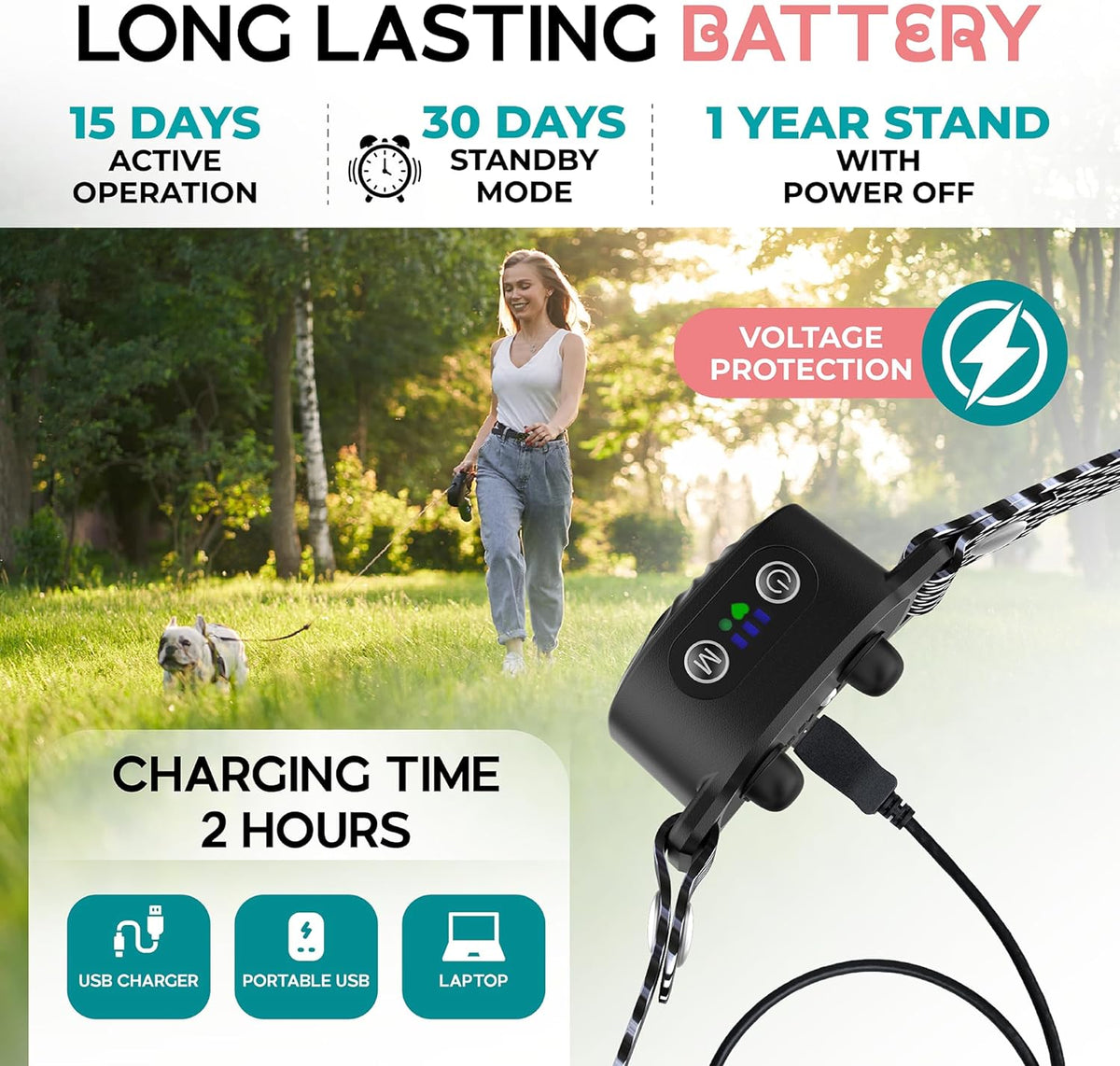 Gentle Vibration Training Collar for Small Dogs