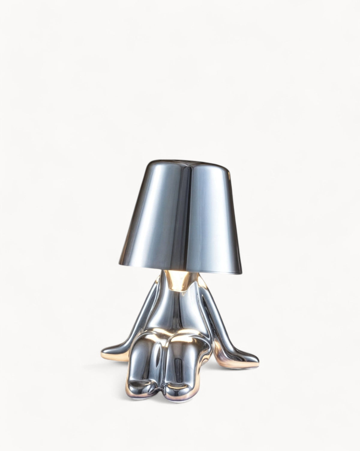 Gold USB Rechargeable Touch Table Lamp with Dimmable Light