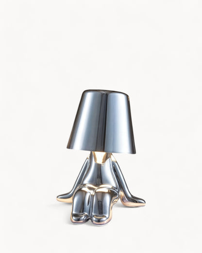 Gold USB Rechargeable Touch Table Lamp with Dimmable Light