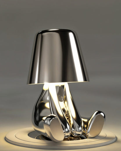 Gold USB Rechargeable Touch Table Lamp with Dimmable Light