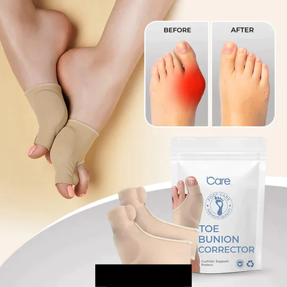 Hallux Valgus Toe Corrector with Soft Gel Cushion and Flexible Fit