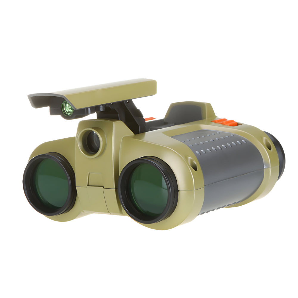 Kids Night Vision Binoculars with 4x Magnification and Waterproof Housing