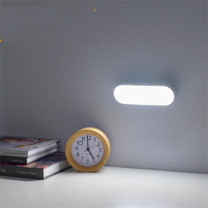 LED Motion Sensor Wall Lamp with USB Rechargeable Wireless Design