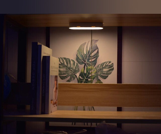 LED Motion Sensor Wall Lamp with USB Rechargeable Wireless Design