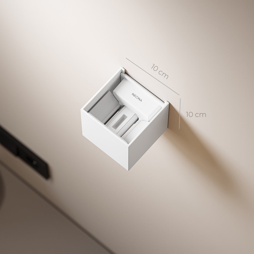 LED Wall Light with Adjustable Light Flaps for Indoor and Outdoor Use