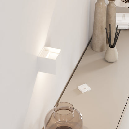 LED Wall Light with Adjustable Light Flaps for Indoor and Outdoor Use
