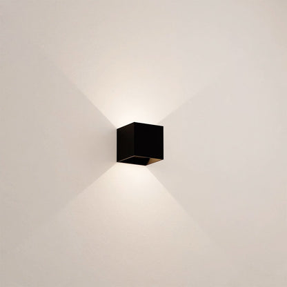 LED Wall Light with Adjustable Light Flaps for Indoor and Outdoor Use