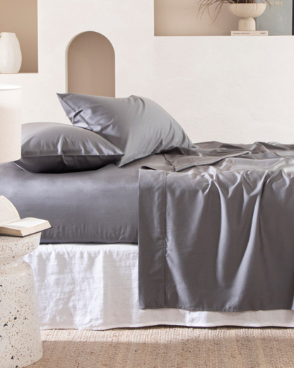 Long-Staple Cotton Bedding Set with Soft, Breathable Fabric