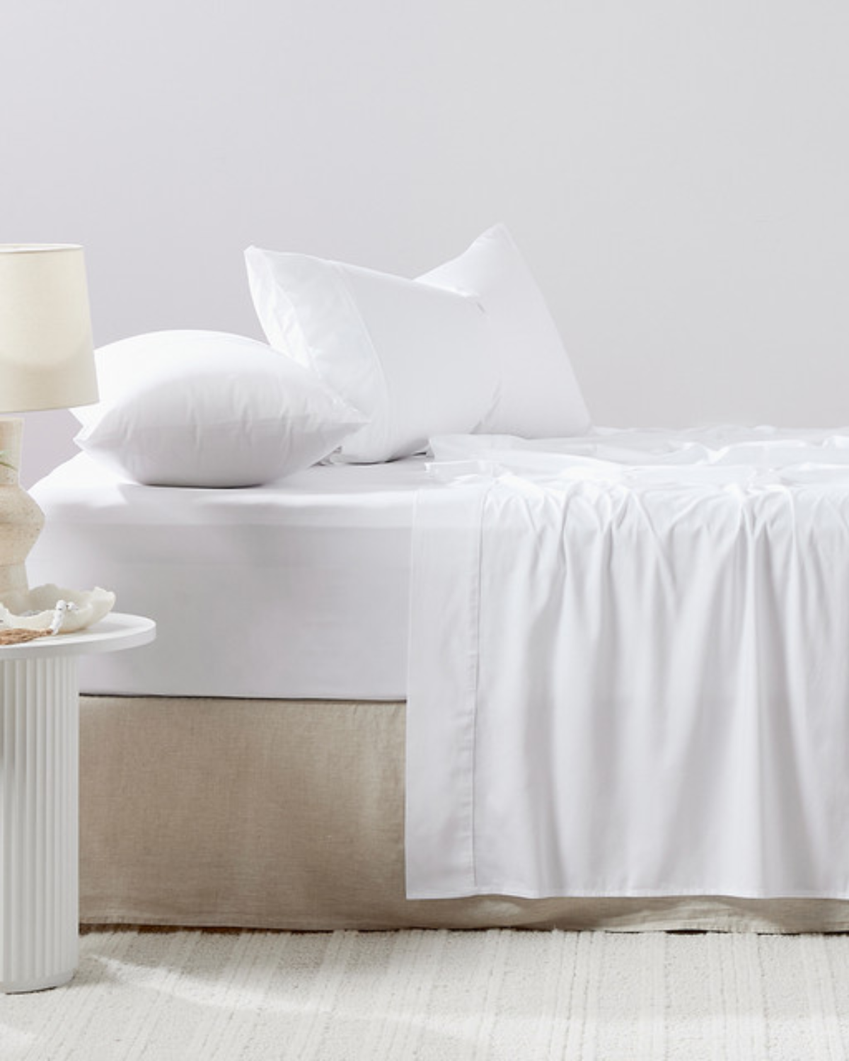 Long-Staple Cotton Bedding Set with Soft, Breathable Fabric