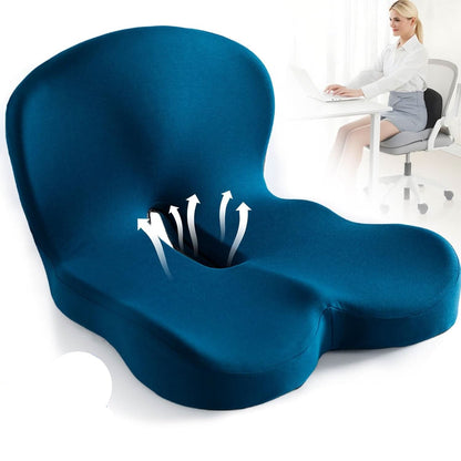 Memory Foam Chair Cushion for Comfortable Extended Sitting