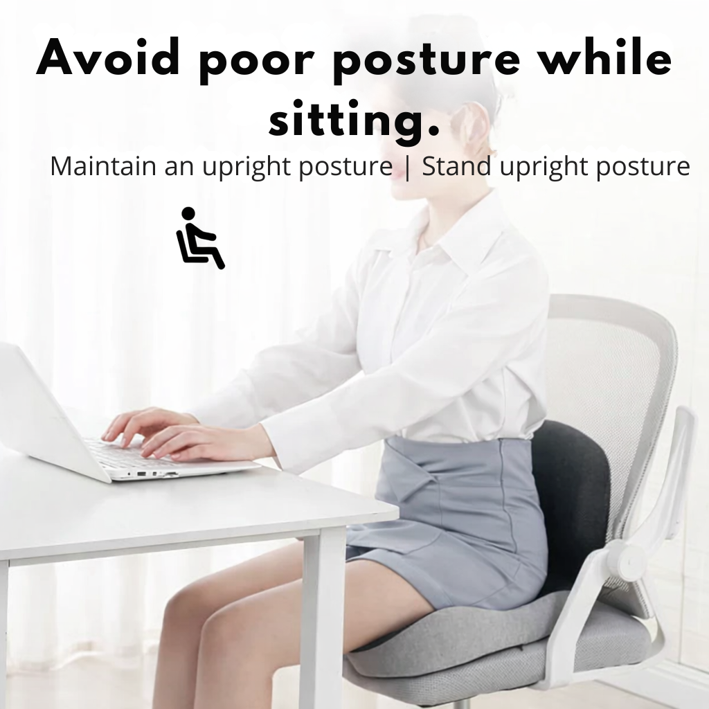 Memory Foam Chair Cushion for Comfortable Extended Sitting