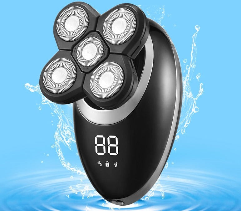 Men's 4D Electric Shaver | Waterproof Wireless Trimmer for Face, Head & Body