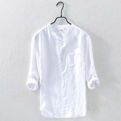 Lex Linen Shirt for Men | Breathable Casual Button Shirt