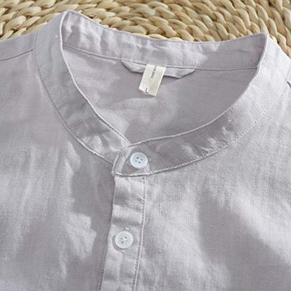 Lex Linen Shirt for Men | Breathable Casual Button Shirt