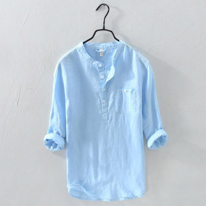 Lex Linen Shirt for Men | Breathable Casual Button Shirt
