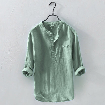 Lex Linen Shirt for Men | Breathable Casual Button Shirt