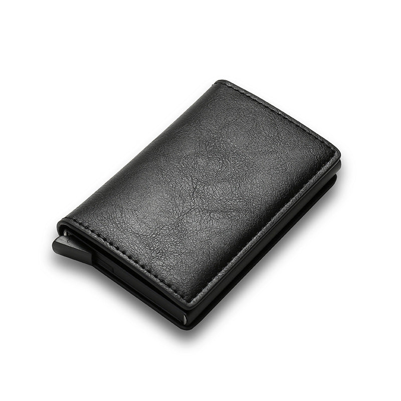 Men's Smart RFID Wallet with Compact Card and Cash Storage