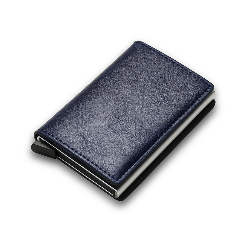 Men's Smart RFID Wallet with Compact Card and Cash Storage
