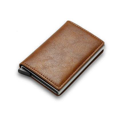 Men's Smart RFID Wallet with Compact Card and Cash Storage