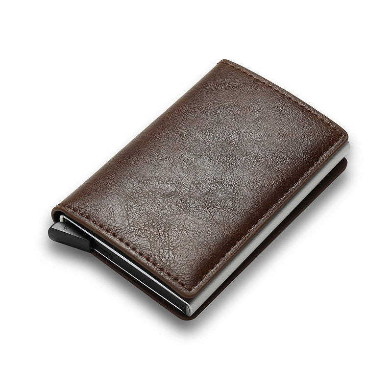 Men's Smart RFID Wallet with Compact Card and Cash Storage