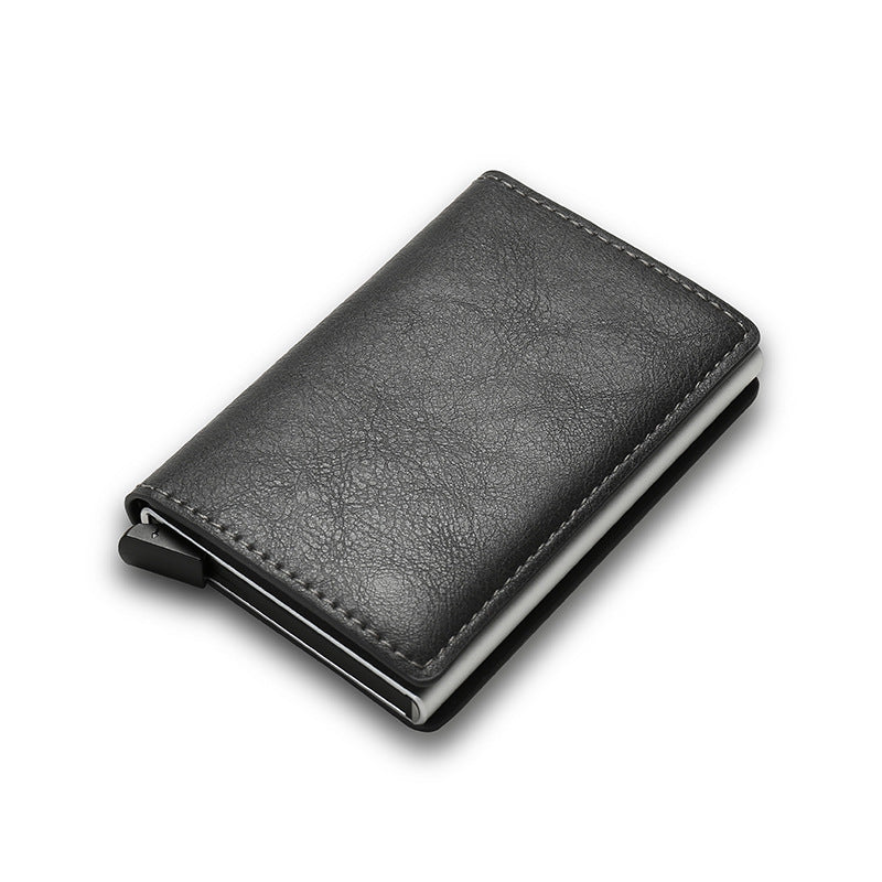 Men's Smart RFID Wallet with Compact Card and Cash Storage