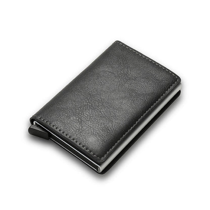 Men's Smart RFID Wallet with Compact Card and Cash Storage
