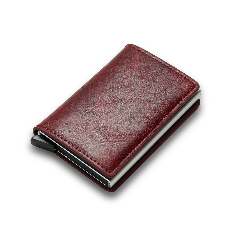 Men's Smart RFID Wallet with Compact Card and Cash Storage