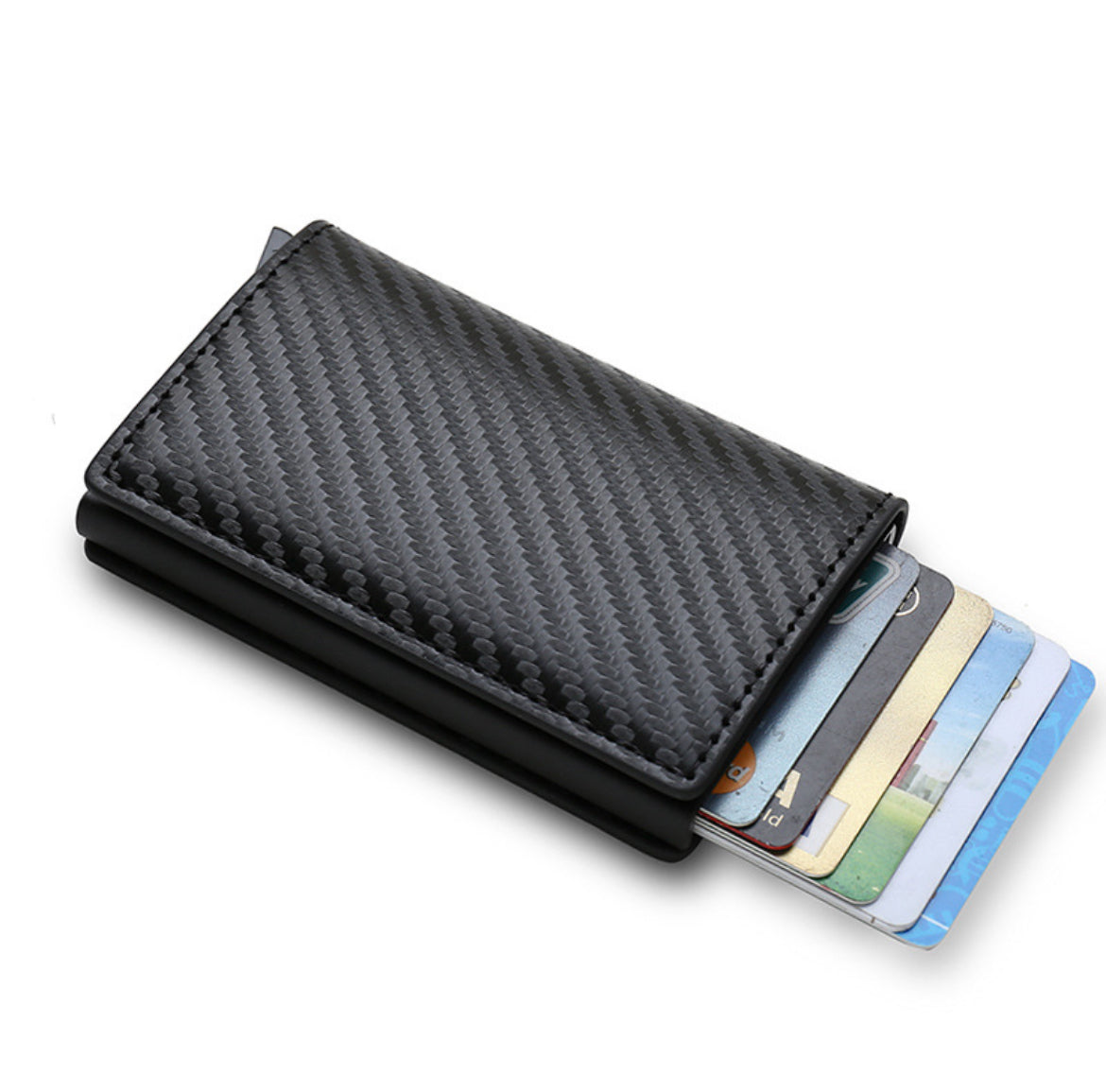 Men's Smart RFID Wallet with Compact Card and Cash Storage