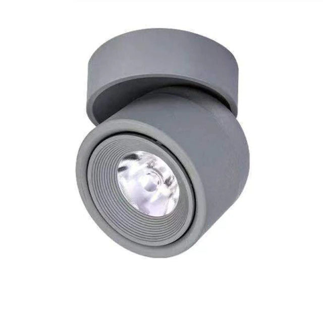 Minimalist LED Spotlight with Adjustable 340° Light Direction