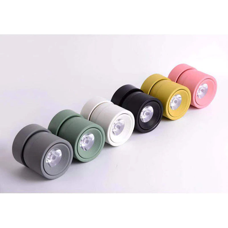 Minimalist LED Spotlight with Adjustable 340° Light Direction