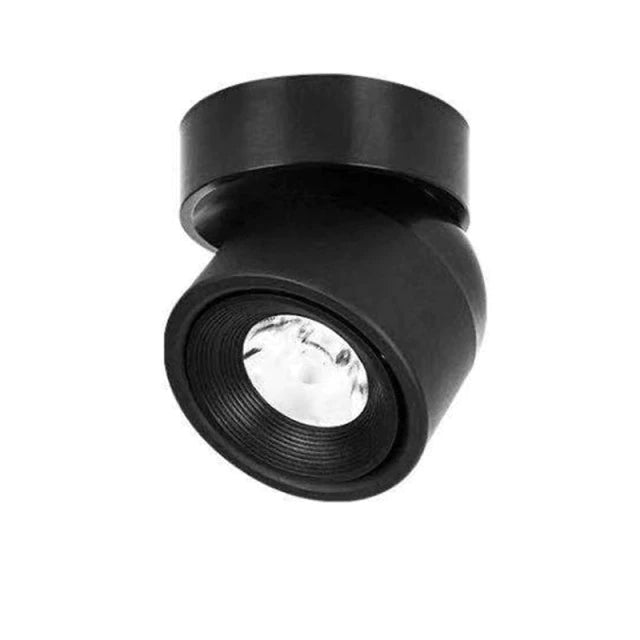 Minimalist LED Spotlight with Adjustable 340° Light Direction
