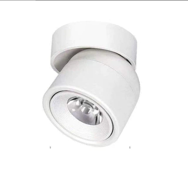 Minimalist LED Spotlight with Adjustable 340° Light Direction