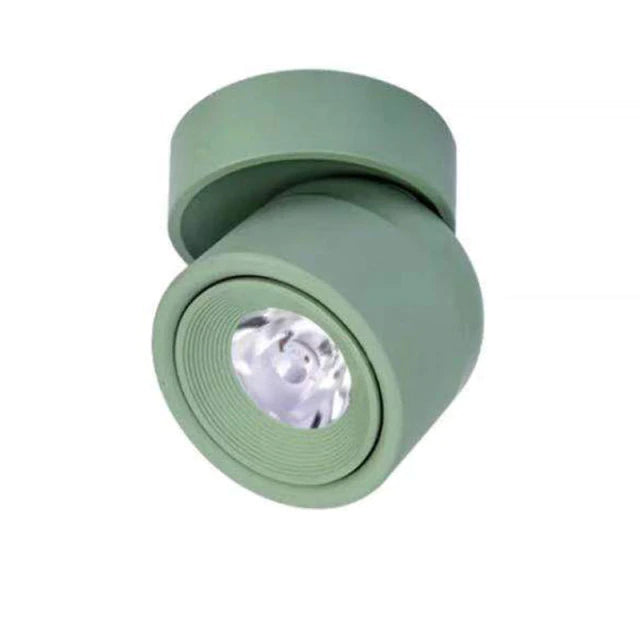 Minimalist LED Spotlight with Adjustable 340° Light Direction
