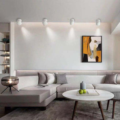 Minimalist LED Spotlight with Adjustable 340° Light Direction