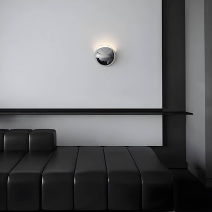 Minimalist Pebble-Inspired LED Wall Lamp with Warm White Light