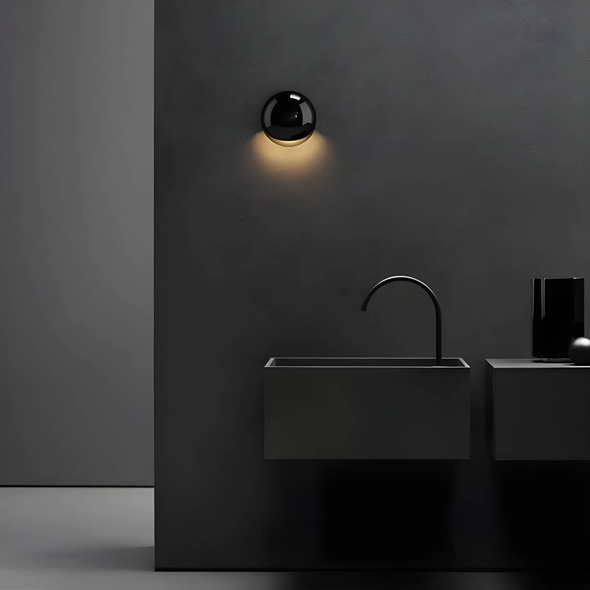 Minimalist Pebble-Inspired LED Wall Lamp with Warm White Light