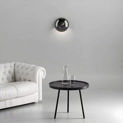 Minimalist Pebble-Inspired LED Wall Lamp with Warm White Light