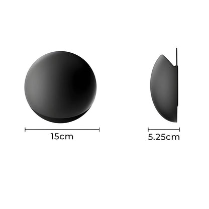 Minimalist Pebble-Inspired LED Wall Lamp with Warm White Light