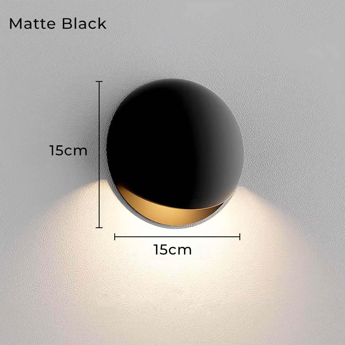 Minimalist Pebble-Inspired LED Wall Lamp with Warm White Light