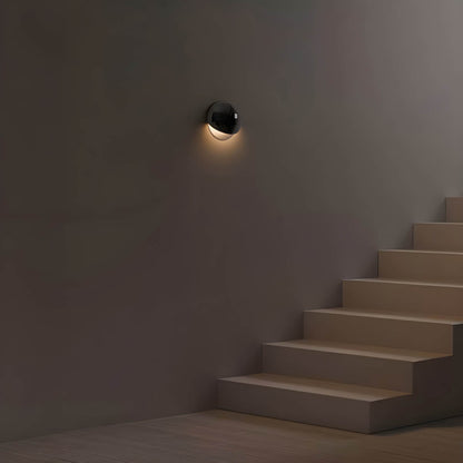 Minimalist Pebble-Inspired LED Wall Lamp with Warm White Light