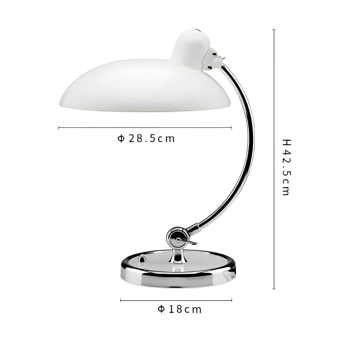 Minimalist Scandinavian Table Lamp – Metal and Wood Lamp with Warm Light