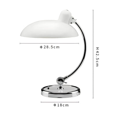 Minimalist Scandinavian Table Lamp – Metal and Wood Lamp with Warm Light